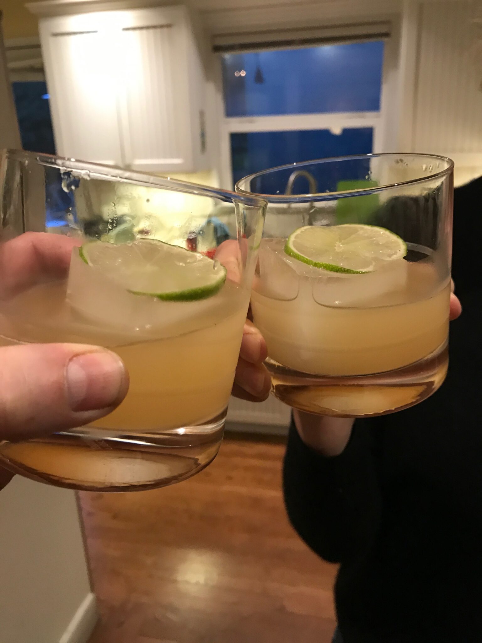 Sugar free margaritas without alcohol with Dhos orange liqueur