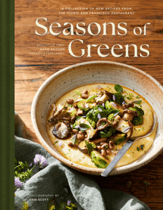 Seasons of Greens cookbook cover by KAtie Reicher