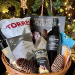 Holiday Gift Guide includes this basket of Spanish treats from Teleferic Barcelona