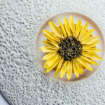 Caviar Sunflower dish, part of chef Dennis Efthymiou's new Chef's Degustation Eight-Course Tasting Menu