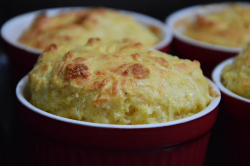 gluten-free, dairy-free chicken pot pie is topped with mashed potatoes