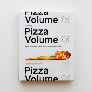 Pizza Volume 01 cookbook cover by Tom Gozney 