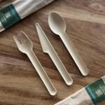a compostable fork, knife and spoon from Better Earth