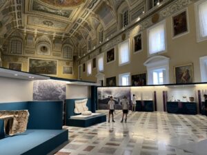Visiting Naples, Italy with kids? Mine loved the Nuraghi wing at the Naples Archeological Museum where they found menhir, an item frequently mentioned in the comic book series "Astterix & Obelix."
