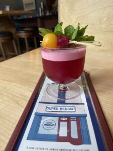 Borscht cocktail at Super Mensch in San Francisco