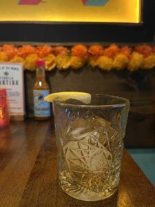 Elote Old Fashioned at Sunset Cantina in San Francisco