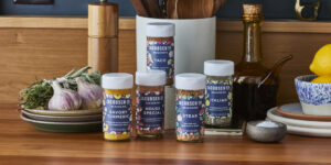 Jacobsen Seasoning Blends all in a row