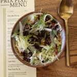 warm rice salad - khao khan jin - at Tanzie's in Berkeley