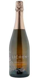 2018-Lichen-Grand-Cuvee-Rose-sparkling wine bottle
