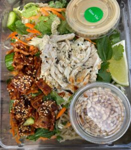 GOOP Kitchen salad - chicken teriyaki