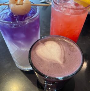 colorful drinks at Tutu Lounge, San Rafael