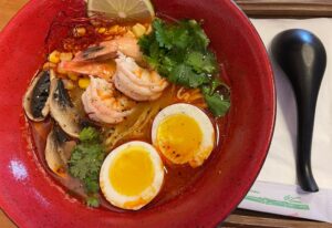 Tom Yum ramen at Chonmage Ramen San Rafael