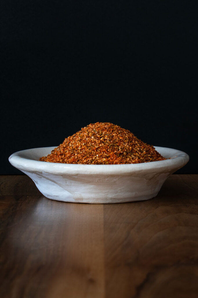 a finished dish of raclette seasoning recipe