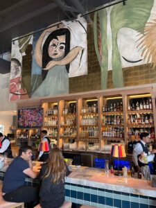 the bar at Casa Sofia restaurant SoMa San Francisco