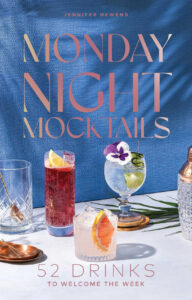 Monday Night Mocktails recipe book cover by Jennifer Newens