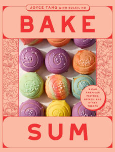 cover of BakeSum by Joyce Tang with colorful mooncakes